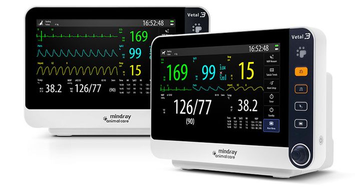 Vetal 3 CO2 — портативний ветеринарний монітор, Mindray Vetal 3 CO2 фото